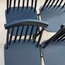 Set of 4 Black Windsor Dining Chairs | Farrow & Ball Railings Image 4