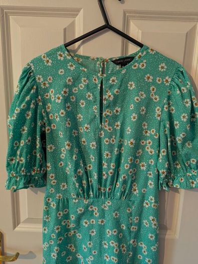 Green Flowery Dress