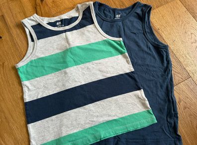 Sleevless Tops x 2 - H&M (6-8yrs)