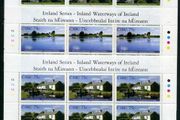 2006 Ireland Inland Waterways Commemorative Stamp Sheetlet Plate 1B1B1B1B Mint Never Hinged (MNH)