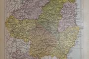 County Wicklow 1905 Antique Map