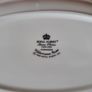 3 Piece Royal Albert Victoriana Rose Bone China Gold Gilt Gravy Boat, Gravy Boat Saucer And Square Dip Dish Set Made In England Image 10