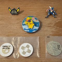 Pokemon Pins & Metallic Coins