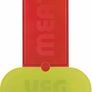 2 In 1 The Big Chopper Vegetable And Meat Separate Chopping Board Green And Red Image 3