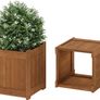 NEW SALE | Hardwood Planter Box in Teak Oil, Wood, Natural, 182.12 (W) x 44.7 (H) x 28.96 (D) cm Image 3