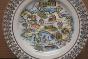 Vintage Jersey Souvenir Plate