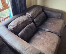 large 2 seater Leather sofa