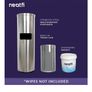 Neatfil  Stainless Steel Stand Gym Wipe  Dispenser+Reusable dry or wet Wipe Bucket Image 6