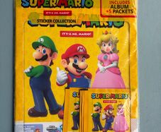 Panini Super Mario Its A Me Mario Sticker Starter Pack - Album and 5 Packs