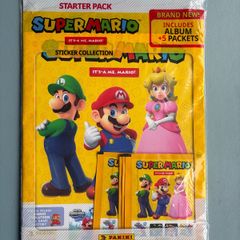 Panini Super Mario Its A Me Mario Sticker Starter Pack - Album and 5 Packs