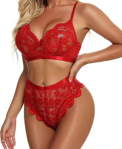 Seamless red underwear