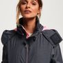 Brand new Superdry Women's Hooded Windbreaker Arctic Hooded cliff Hiker Grey pink lining Jacket size S UK10 EU38 Postage included Image 4