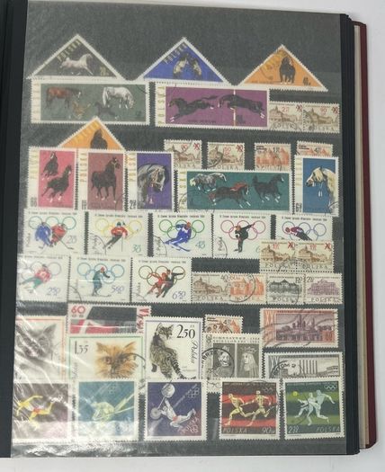 Collection: Poland Stamps mainly used however some mint noted along with some miniature sheets on 38 pages