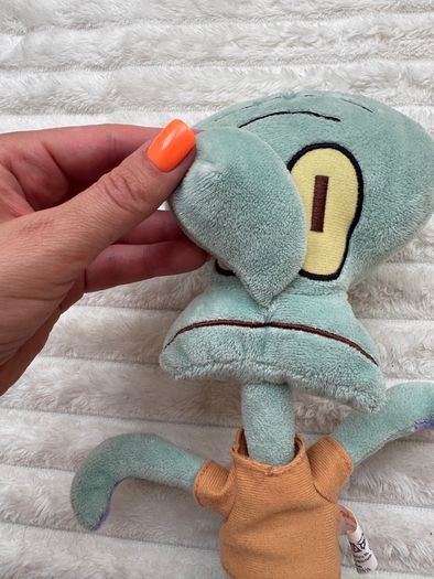 Simba Nickelodeon 2014 Viacom Squidward Plush SpongeBob SquarePants approx. 42 cm. Used Please see photos