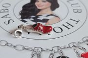 Thomas Sabo Red Clog Shoe 925 sterling silver club charm