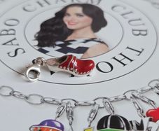 Thomas Sabo Red Clog Shoe 925 sterling silver club charm