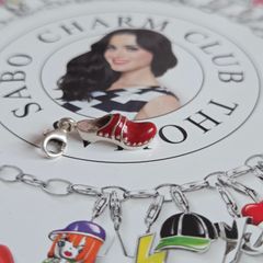 Thomas Sabo Red Clog Shoe 925 sterling silver club charm