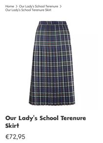Our Lady's school skirt