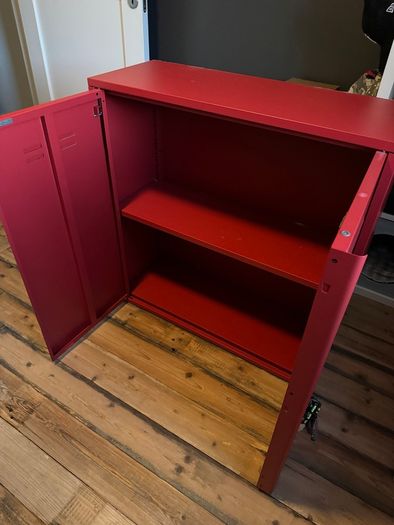 Ivar cabinet with doors