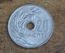 Greece 1969, 20 Lepta Coin, great condition - free standard postage