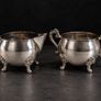 Vintage Silver-Plated Cream & Sugar Set Image 7
