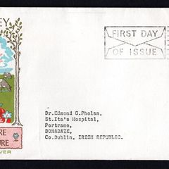 1970 Guernsey 4d Agriculture and Horticulture Commemorative Stamp Illustrated Addressed First Day of Issue (FDC)