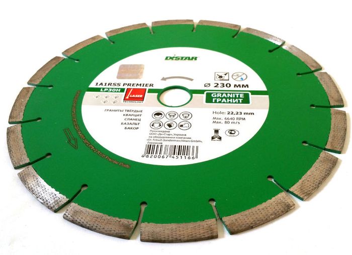 professional diamond blade 9", 230mm for granite