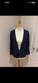 French Connection dressy navy jacket size 10