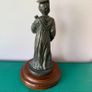 Genesis Graduation Scholar Figurine by Jenny Oliver, Resin Statue on Wooden Base Image 2