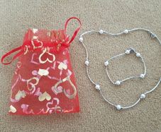 Necklace and bracelet