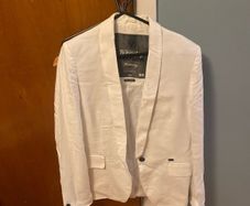Superdry white blazer size Large