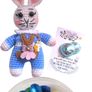 Handmade Easter Bunny in Gift Box,Cute Personalised Bunny, Perfect Gift Image 6