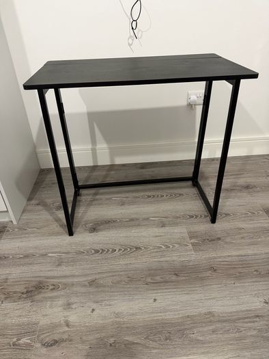 Fold away desk black from Amazon