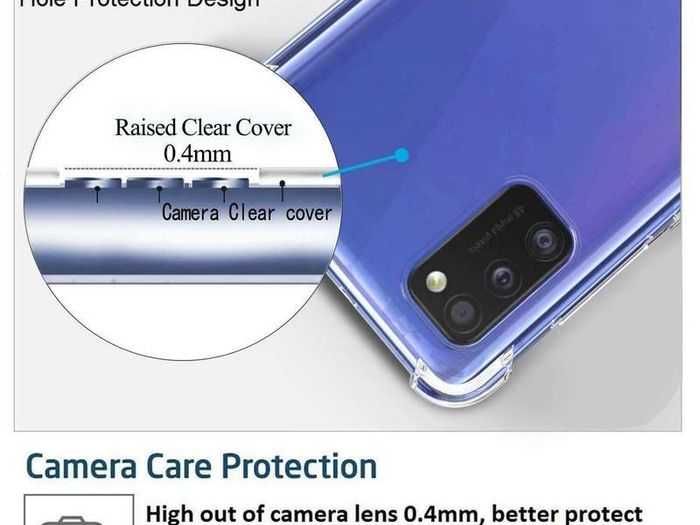 For Samsung Galaxy A41 Case ShockProof Soft Phone Cover Clear TPU Silicone New - FHT24SMK2