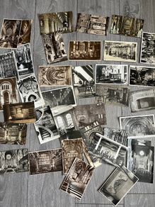 Vintage Postcards x 43. UK Interiors, Castles, churches, Cathedrals, Palaces, Grand Houses etc. 3 FOR 1 EURO