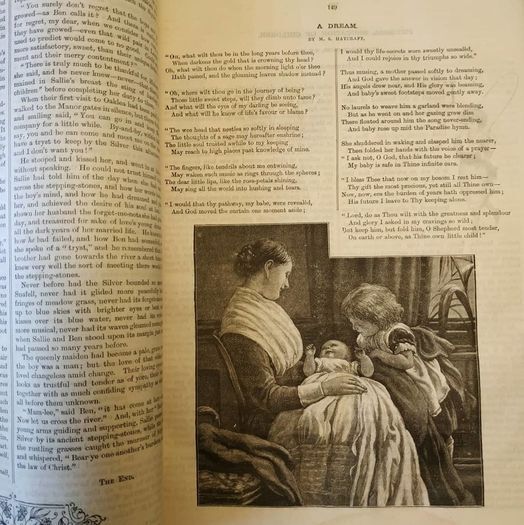 Antique Book: Mother's Companion from 1889