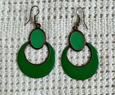 Vintage Green Earrings