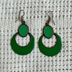 Vintage Green Earrings