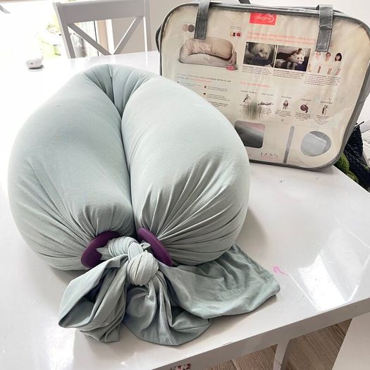 bbhugme Pregnancy Pillow Stone/ Grey pebbles