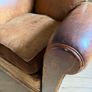 Vintage leather club chair Image 2