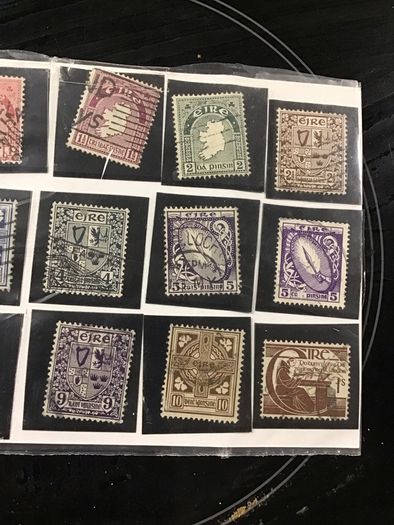 Old Irish Definitive Stamps