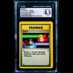 Switch 95/102 Misalignment CGC 8.5 NM - Mint WOTC Base Set 1999 Pokemon Card