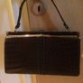 Vintage Crocodile Brown Bag Image 2