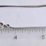 Vintage 925 Sterling Silver Slim Cobra Necklace length 18" - 4,3g Image 10