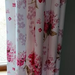90x90 Beautiful Floral Curtains