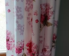 90 x 90 Stunning Floral Curtains