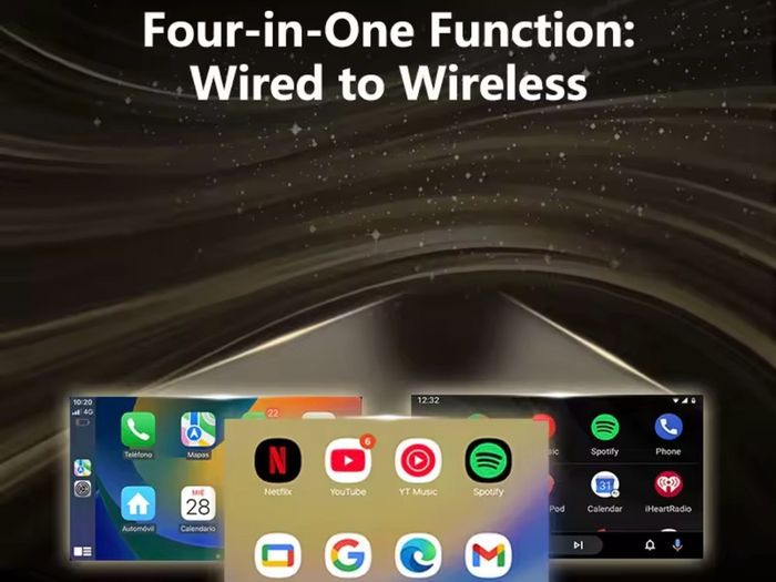 2026 version Lenovo 4in1 Apple CarPlay iOS and android auto