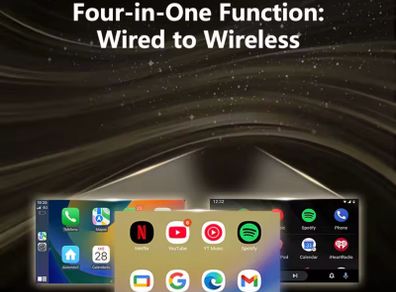 2026 version Lenovo 4in1 Apple CarPlay iOS and android auto