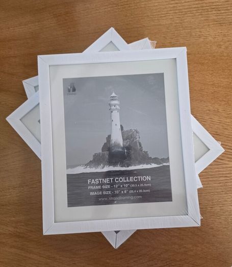 Set of 3 Strand Fastnet 12x10 Photo Frames Unused - minor damage