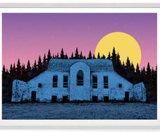 Hellfire Club 'Dawn / Dusk' Framed JANDO Art Print - 64x90cm (A1)
